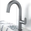 Orabella Oval Gun metal light - Single lever basin mixer