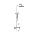 Orabella Oval - Shower column with a circular shower head Ø250 +4 colors