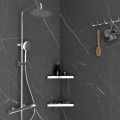 Orabella Oval - Shower column with a circular shower head Ø250 +4 colors
