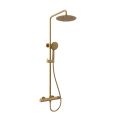 Orabella Preciosa Brushed gold - Στήλη ντουζ με στρόγγυλη κεφαλή Φ250