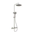 Orabella Preciosa Brushed nickel - Shower column with a circular shower head Ø250