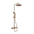 Orabella Preciosa Brushed rose gold - Στήλη ντουζ με στρόγγυλη κεφαλή Φ250