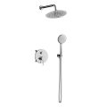 Orabella Preciosa - Concealed Shower set with a concealed 2 way bath shower mixer, a shower head Ø250 with an extention arm and a raindance 3 function hand shower with a flex hose and a shower holder Chrome