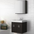 Orabella Raven 60 - Wall hung bathroom furniture with porcelain Olympia washbasin
