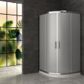 Orabella Signe Angolo Fabric - Quadrant shower enclosure
