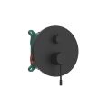 Orabella Terra Black matt - Single lever concealed 2 way bath shower mixer