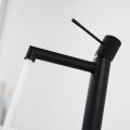 Orabella Terra Black matt - Single lever high riser basin mixer