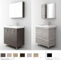 Orabella Vanity 80 Long - Floor standing bathroom furniture with porcelain Ege washbasin