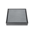 Square Gun metal - Floor drain