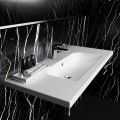 Tecla Mood 80 - Wall Hung/Unit Mounted Washbasin without a click-clack basin waste
