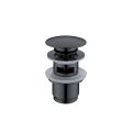 Click-clack basin waste Slotted Gun metal