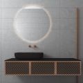 Base Wire Black 150 with a tiltable door and a Rose gold profile