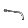 Circular shower head extention arm 40 cm - Gun Metal Light