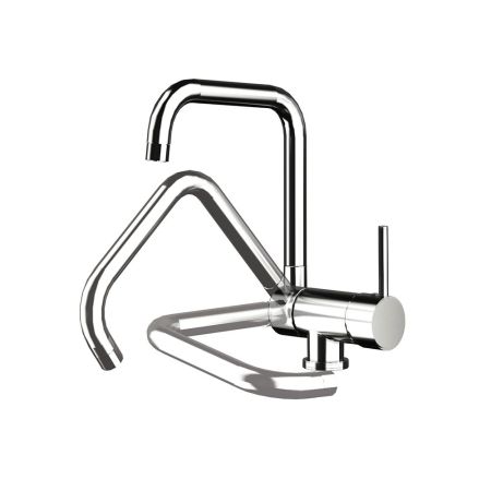 Orabella Nardo - Single lever folding kitchen mixer
