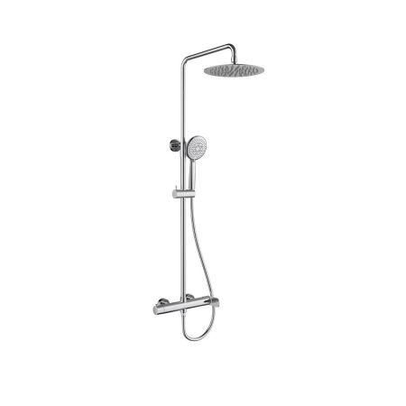 Orabella Oval - Shower column with a circular shower head Ø250 +4 colors