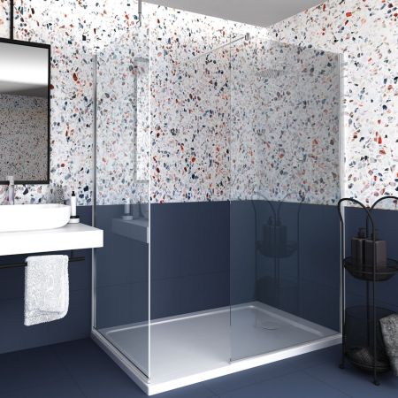 Orabella Serena H185/200 - Wet Room with Wall Arm Support +3 colors