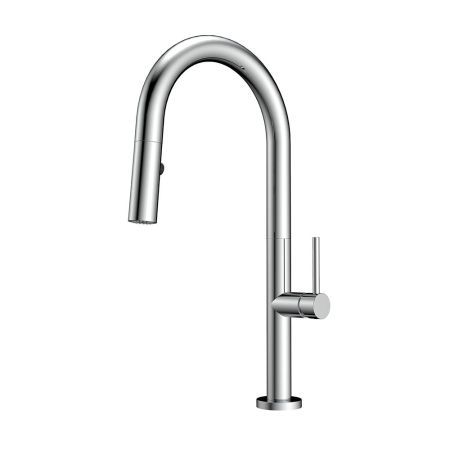 Orabella Vertigo - Single lever kitchen mixer with pull out spray with 2 exits C/B