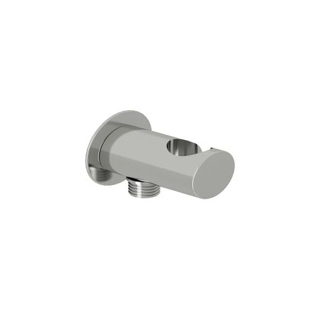 Circular shower holder with watersupply elbow shower outlet +2 colors