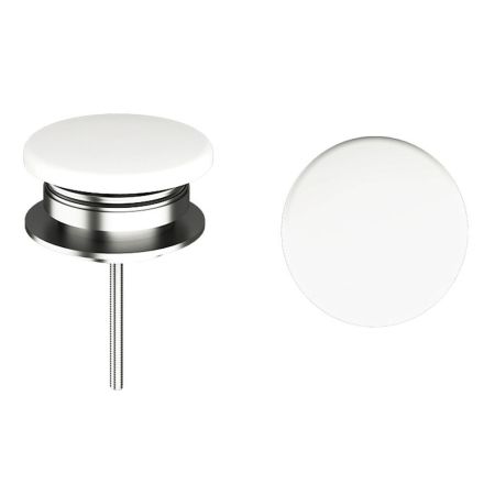 Universal click-clack basin waste with ceramic top +10 colors