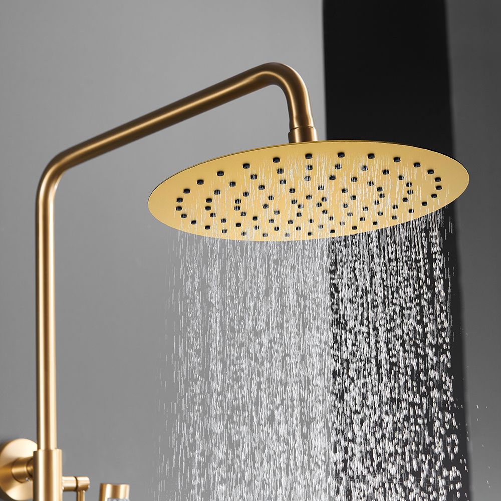 洋書 Golden shower girl 2 Perrin & Rowe 12 Inch Rain Showerhead - English Gold | Model